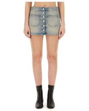 Courreges Denim Skirts - Azul