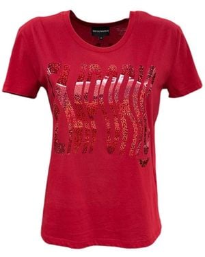 Emporio Armani T-Shirts - Red