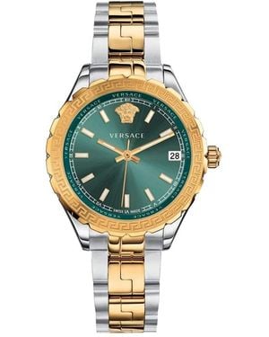 Versace Runde Uhr - Mettallic