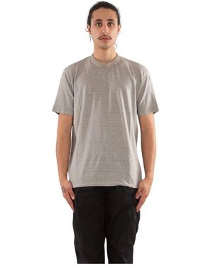 Daniele Fiesoli Leinen Stretch Tee - Grau