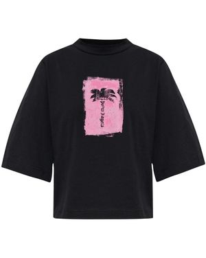 Palm Angels T-Shirts - Black