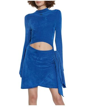 DIESEL M-Cenil Mini Jurk - Blauw