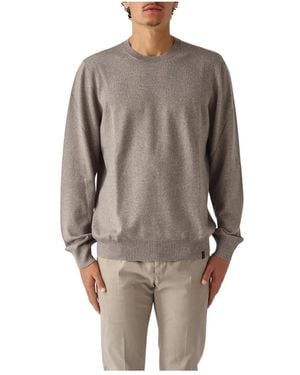 Fay Round-Neck Knitwear - Marrón