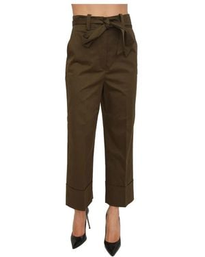 iBlues Cropped Trousers - Marron