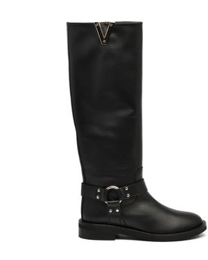 Via Roma 15 High Boots - Black