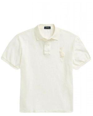 Ralph Lauren Big Pony Custom Slim-Fit Polo - Wit