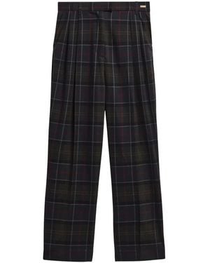 Barbour Straight Trousers - Nero