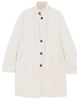 Eleventy Single-Breasted Coats - White
