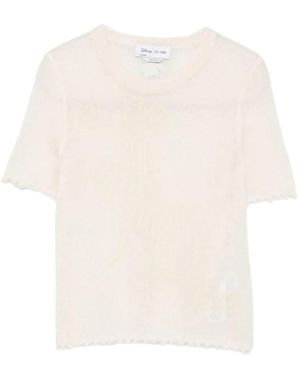 RE/DONE Round-Neck Knitwear - Blanco