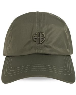 Anine Bing Accessoires ,Groen ,Nylon Jeremy Cap