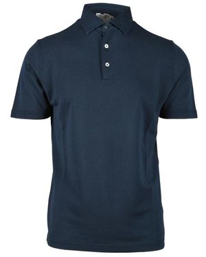FILIPPO DE LAURENTIIS Polo in cotone - Blu