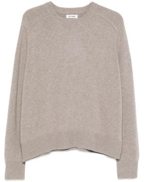 Soft Goat Trui Met Ronde Hals - Grijs