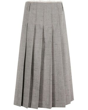 Tela Midi Skirts - Gris