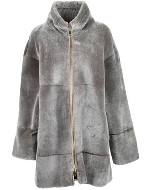 Lorena Antoniazzi Faux Fur & Shearling Jackets - Grijs