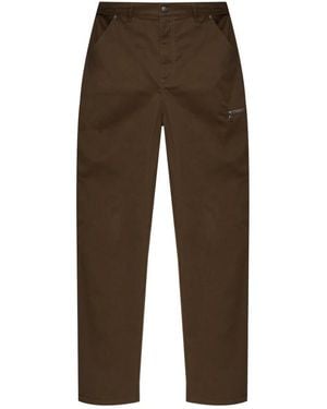 Moncler Straight Trousers - Marrone