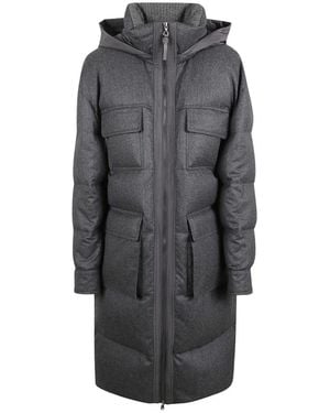 Brunello Cucinelli Down Coats - Gris