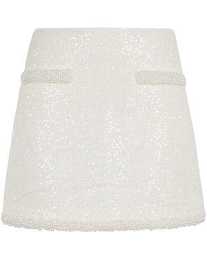 Self-Portrait Short Skirts - Blanc