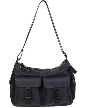 A.P.C. Tassen ,Blauw ,Trek Schoudertas - Zwart