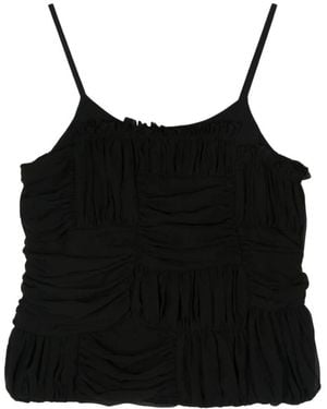 Comme des Garçons Ruffled Top - Black