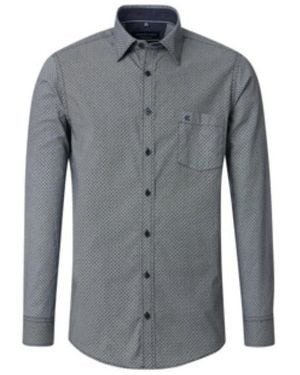 CASA MODA Herren Business Hemd - Grau