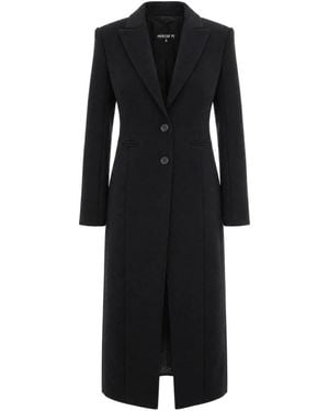 Patrizia Pepe Single-Breasted Coats - Negro