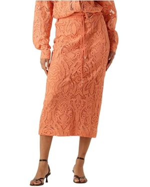 Aaiko Rokken ,Oranje ,Amia Pes 565 Midi Rok