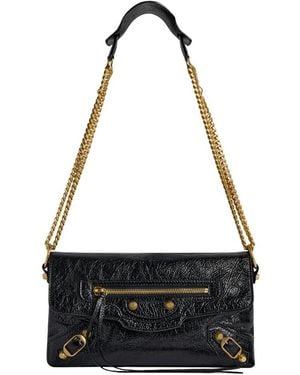 Balenciaga Le City Clutch - Schwarz