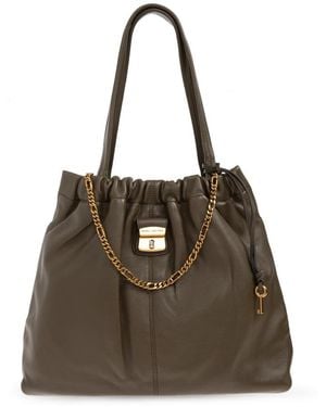 Marc Jacobs Leren Tas - Bruin