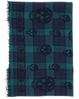McQueen Winter Scarves - Azul