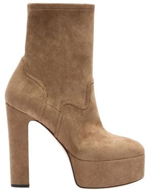 Casadei Heeled Boots - Marrón