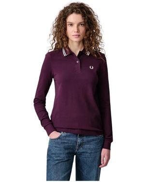 Fred Perry Polo Shirts - Morado