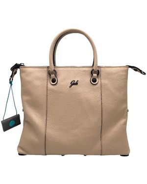 Gabs Tassen ,Katoen Convertible Leren Tas - Naturel