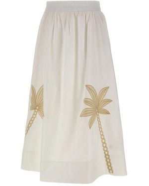Kaos Rokken ,Wit ,Katoen Icona Skirt