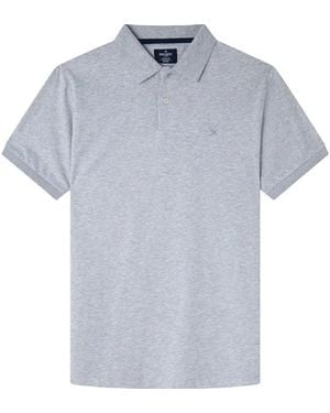 Hackett Pima-Baumwoll-Poloshirt - Blau