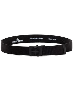 Stone Island Nylon Tape Gürtel - Schwarz