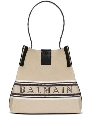 Balmain Shoulder Bags - Natural