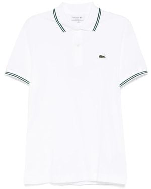 Lacoste Polo Shirts - White