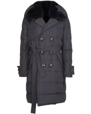 DSquared² Belted Coats - Black