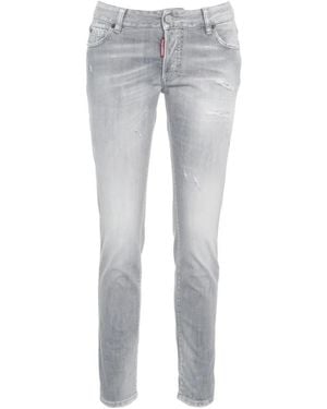 DSquared² Slim Fit Jeans - Gray
