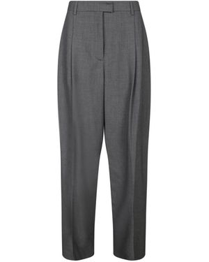 Blanca Vita Tapered Trousers - Grey