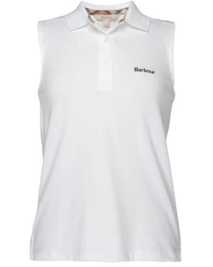 Barbour Polo Shirts - White