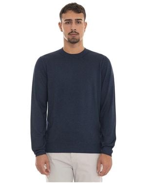 Fay Pullover Mit Rundhalsausschnitt - Blau