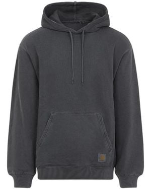 Carhartt Hoodies & Sweatvesten ,Zwart ,Katoen Hooded Torion Sweatshirt - Grijs
