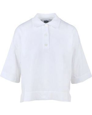 Alpha Studio Polo Shirts - Blanco