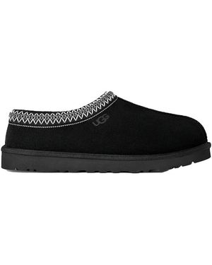 UGG Schoenen ,Bruin ,Suède Tasman Slipper - Zwart