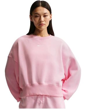 Nike Phoenix Fleece Sweatshirt - Roze