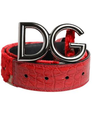 Dolce & Gabbana Belts - Rosso