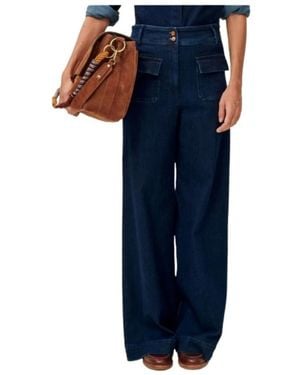 Sessun Wide Jeans - Blue