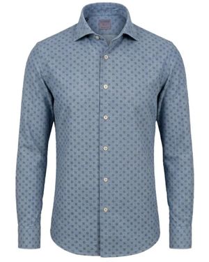 Mazzarelli Hemden - Blauw