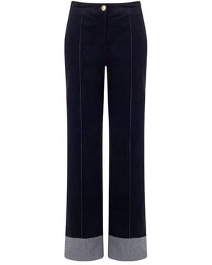 Rinascimento Wide Trousers - Blu